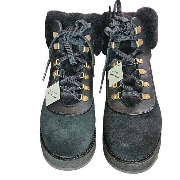Cole Haan Zerogrand Explorer Upstate Hiker Water Proof Black Size 8B