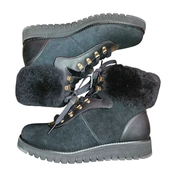 Cole Haan Zerogrand Explorer Upstate Hiker Water Proof Black Size 8B