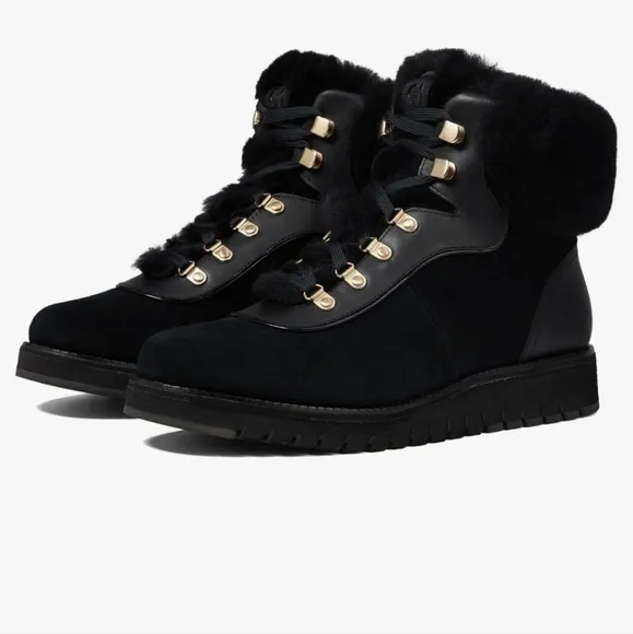 Cole Haan Zerogrand Explorer Upstate Hiker Water Proof Black Size 8B