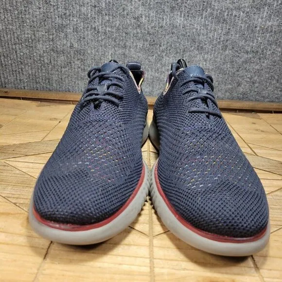 Cole Haan Shoes Mens 10.5 M 2.Zerogrand Stitchlite Blue Wingtip Oxford C31911