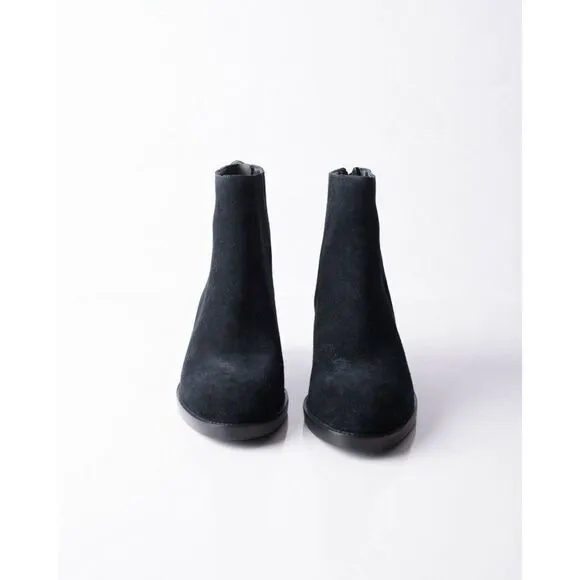 Cole Haan Womens Taylor Black Suede Booties Ankle Boots Sz 8 Waterproof NWT