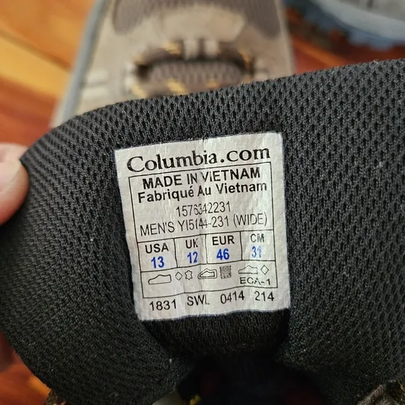 Columbia Grants Pass Waterproof High-Top Hiking Boots Size 13