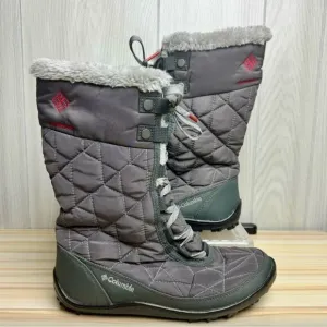 Columbia Minx Mid II Omni Heat Boot Size 6 Shale Gray Winter Boots Waterproof