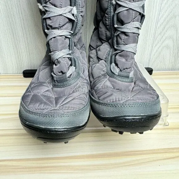 Columbia Minx Mid II Omni Heat Boot Size 6 Shale Gray Winter Boots Waterproof