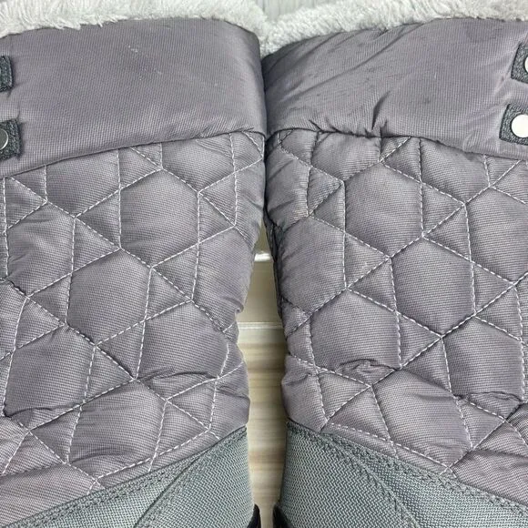 Columbia Minx Mid II Omni Heat Boot Size 6 Shale Gray Winter Boots Waterproof