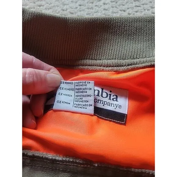 Columbia Ptarmigan Upland Hunting Vest Men’s 4X Pheasant Bird