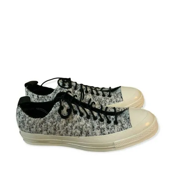 Converse All Star Chuck 70 Wool Boucle Shoes Women's 7 Low Lace Up Sneakers NEW