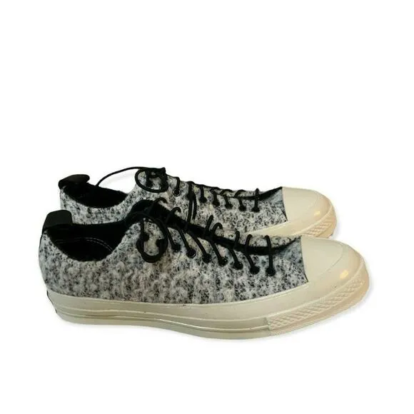 Converse All Star Chuck 70 Wool Boucle Shoes Women's 7 Low Lace Up Sneakers NEW