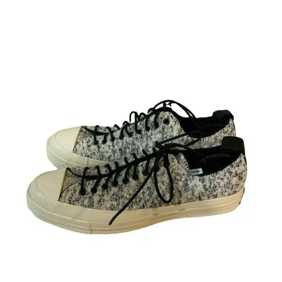 Converse All Star Chuck 70 Wool Boucle Shoes Women's 7 Low Lace Up Sneakers NEW