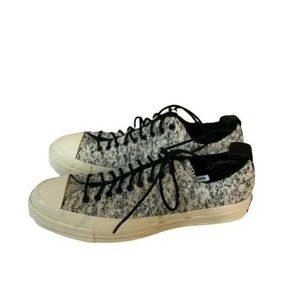 Converse All Star Chuck 70 Wool Boucle Shoes Women's 7 Low Lace Up Sneakers NEW
