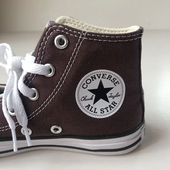 Converse All Star High Tops Eternal Earth Brown Youth Size 13 - 19 CM