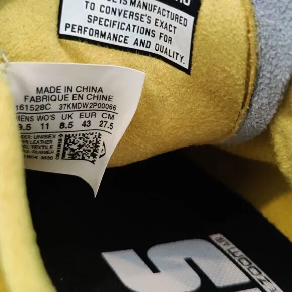 Converse Breakpoint pro ox vivid sulfur size 9.5  161528c