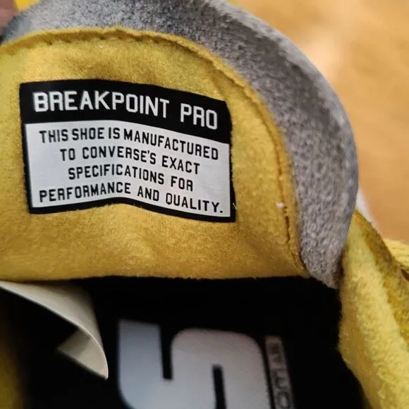 Converse Breakpoint pro ox vivid sulfur size 9.5  161528c