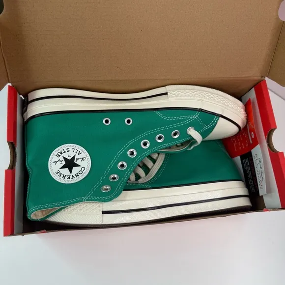 Converse Chuck 70 Hi Vintage Canvas Midnight Clover Sneakers 168508C NWT