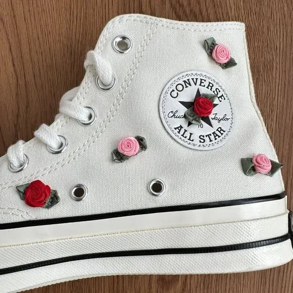 ⭐Converse Chuck 70 Valentine's Day High-Top Size 6 Men's Shoes White/Red A10637C