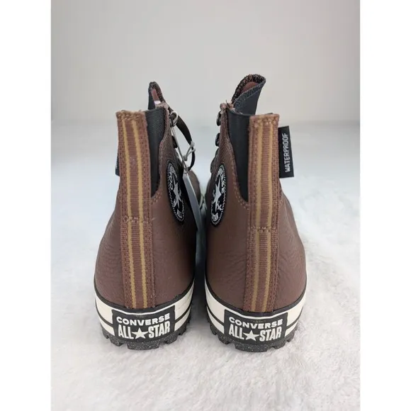 Converse Chuck Taylor All Star City Trek Waterproof Boots M12 W13.5 Brown NIB