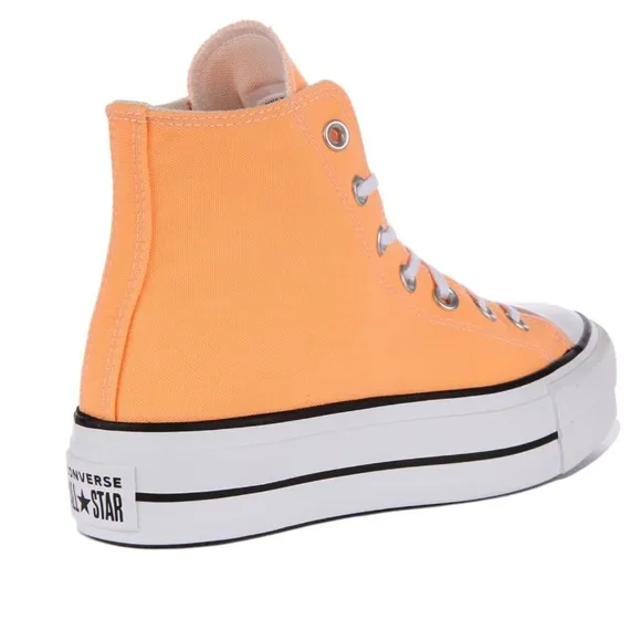 Converse Chuck Taylor All Star High Top Platform Sneaker/Shoe | Peach | NEW/NIB
