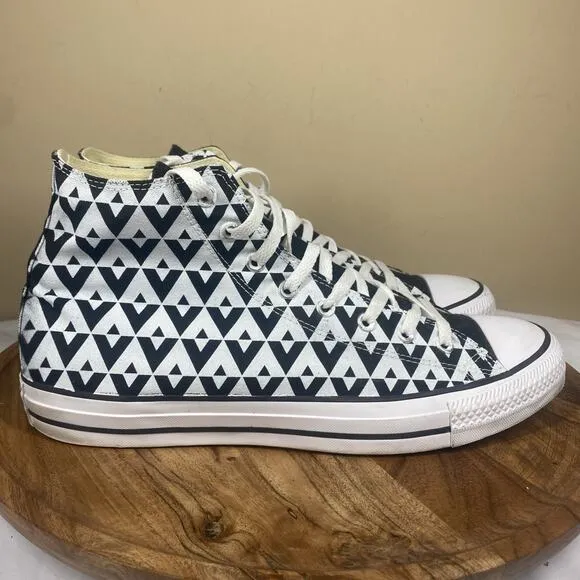 Converse Chuck Taylor All Star Mens Black And White Art Size 13 High Top Shoes