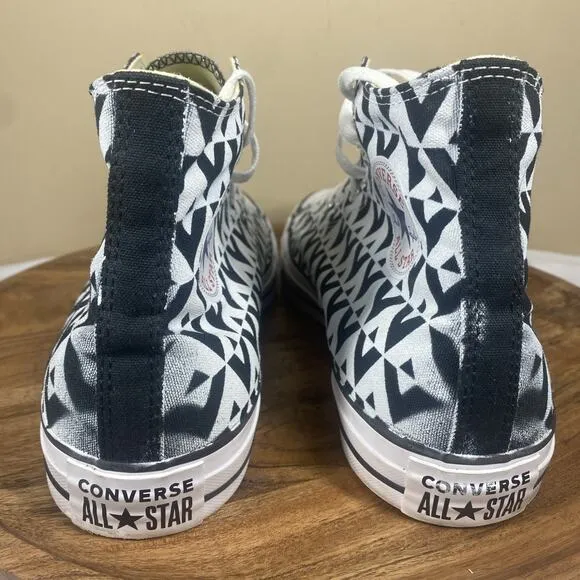 Converse Chuck Taylor All Star Mens Black And White Art Size 13 High Top Shoes