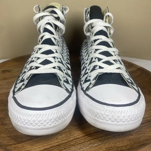 Converse Chuck Taylor All Star Mens Black And White Art Size 13 High Top Shoes