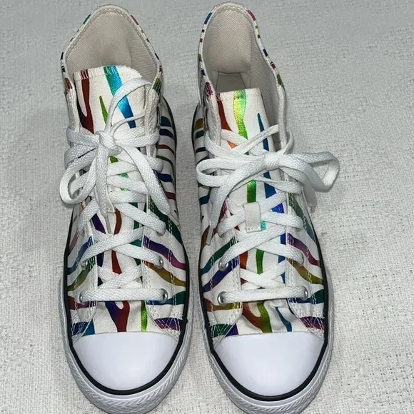 Converse Chuck Taylor All Star Zebra High Top Shoes big kids‎ youth 6