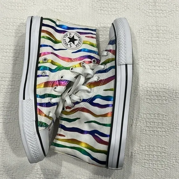 Converse Chuck Taylor All Star Zebra High Top Shoes big kids‎ youth 6
