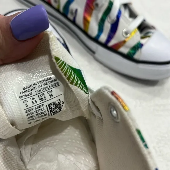 Converse Chuck Taylor All Star Zebra High Top Shoes big kids‎ youth 6