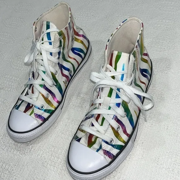 Converse Chuck Taylor All Star Zebra High Top Shoes big kids‎ youth 6