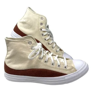 Converse Chuck Taylor High Top Men's Shoes Beige Canvas Leather Skate A02782F