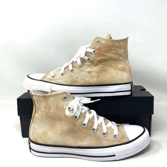 Converse Chuck Taylor High Top Shoes For Men White Oat Canvas Sneakers A04960F