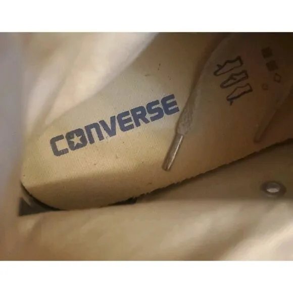 Converse Chuck Taylor High Top USA Flag Distressed Shoes Womens 9.5 Mens 7.5