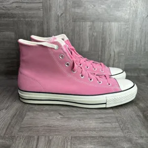 Converse CONS CTAS Pro Hi Men's size 11.5 Pink Leather Hightop Shoes
