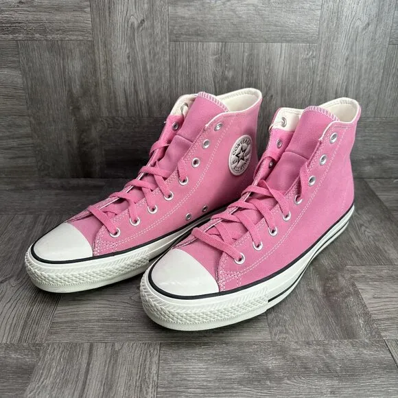 Converse CONS CTAS Pro Hi Men's size 11.5 Pink Leather Hightop Shoes