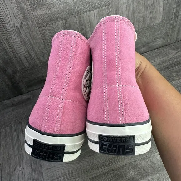 Converse CONS CTAS Pro Hi Men's size 11.5 Pink Leather Hightop Shoes
