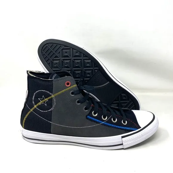 Converse Ctas High Top Shoes Storm Black Sneakers Women Size Suede Skate 173106C