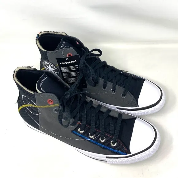 Converse Ctas High Top Shoes Storm Black Sneakers Women Size Suede Skate 173106C