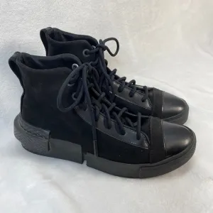 Converse CX High Top Sneakers Unisex Black Leather Suede Shoes Size Women's 7