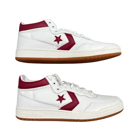 Converse Fastbreak Pro Mid White Team Red Men's 13 NWOB