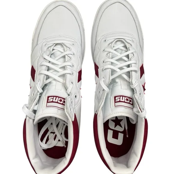 Converse Fastbreak Pro Mid White Team Red Men's 13 NWOB