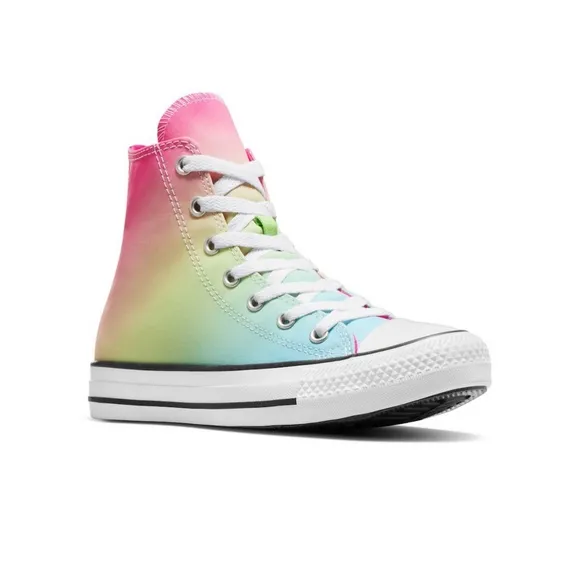 CONVERSE High Top Sneakers Shoes Pink Ombre US Big Girls