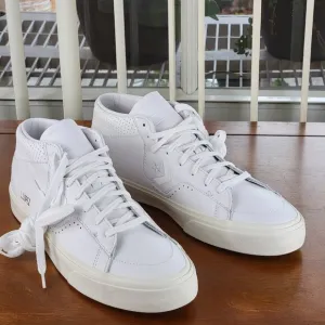 Converse Louie Lopez Pro Mid Leather A05090C White Size 11 Men's Skate Shoes