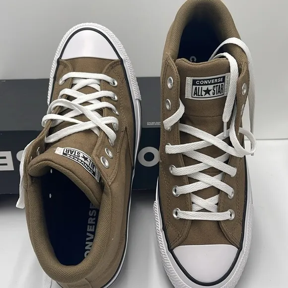 Converse Men's A05408FCTAS MALDEN STREET MID SQUIRMY Brown High-Top Sneakers