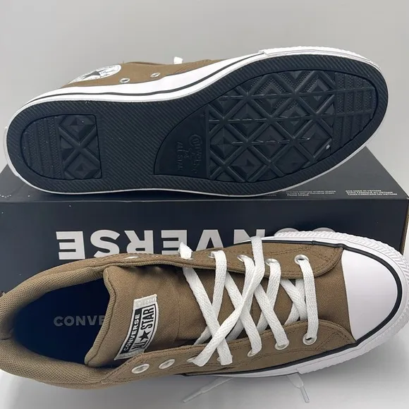 Converse Men's A05408FCTAS MALDEN STREET MID SQUIRMY Brown High-Top Sneakers