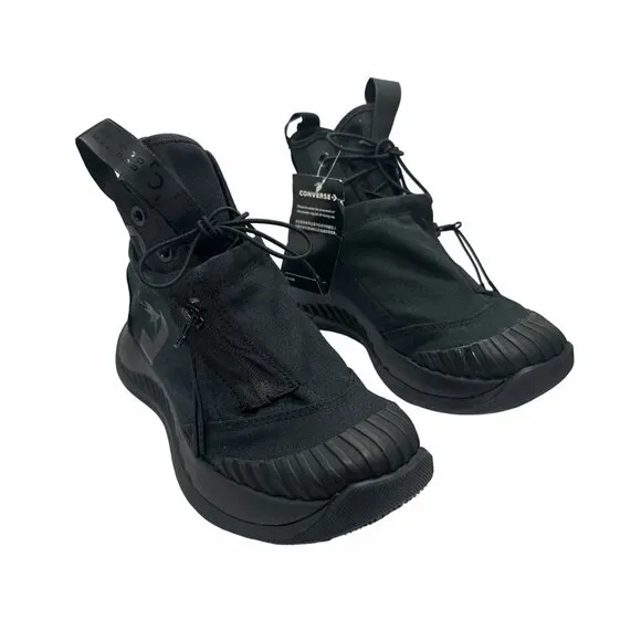🤩Converse Men's Sneaker Boot Size 8.5 Utility Explore Hi Top Black Shoes 172125