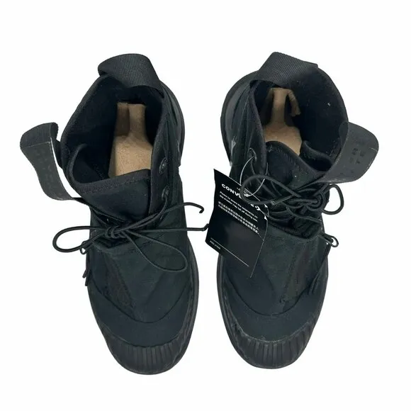 🤩Converse Men's Sneaker Boot Size 8.5 Utility Explore Hi Top Black Shoes 172125
