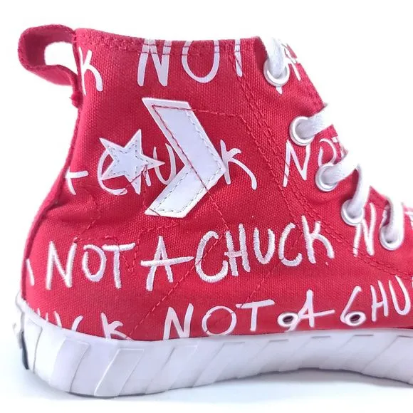 Converse Not A Chuck High Top UNT1TL3D Mens Size 11 Red High Top Shoes 171962C