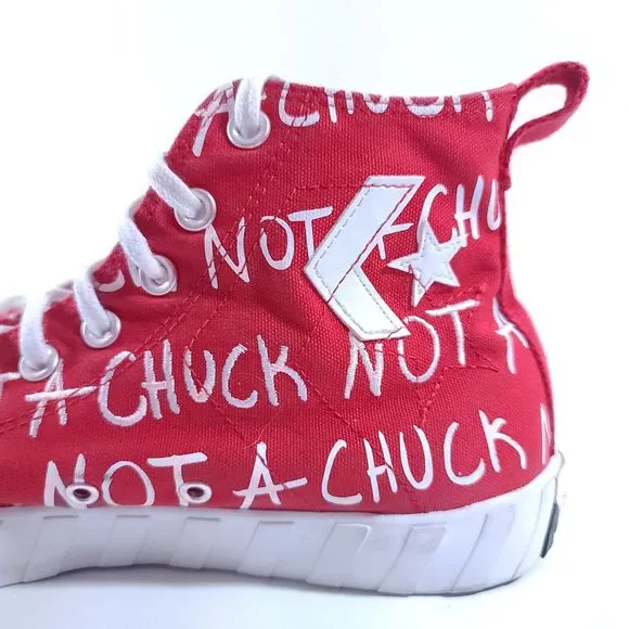 Converse Not A Chuck High Top UNT1TL3D Mens Size 11 Red High Top Shoes 171962C