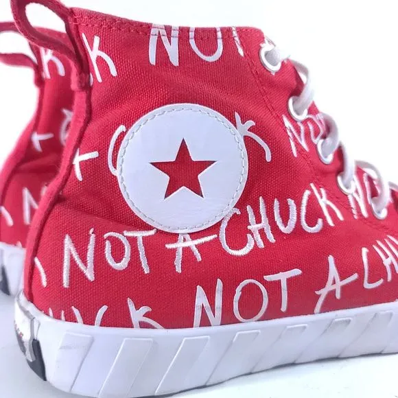 Converse Not A Chuck High Top UNT1TL3D Mens Size 11 Red High Top Shoes 171962C