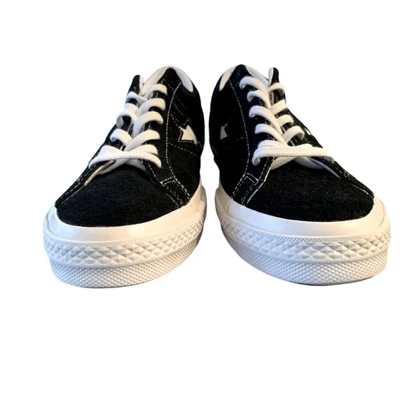 Converse NWOB One Star Pro Skate Shoes Suede Low Trainers Black Sz M10.5