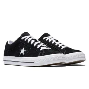 Converse NWOB One Star Pro Skate Shoes Suede Low Trainers Black Sz M10.5